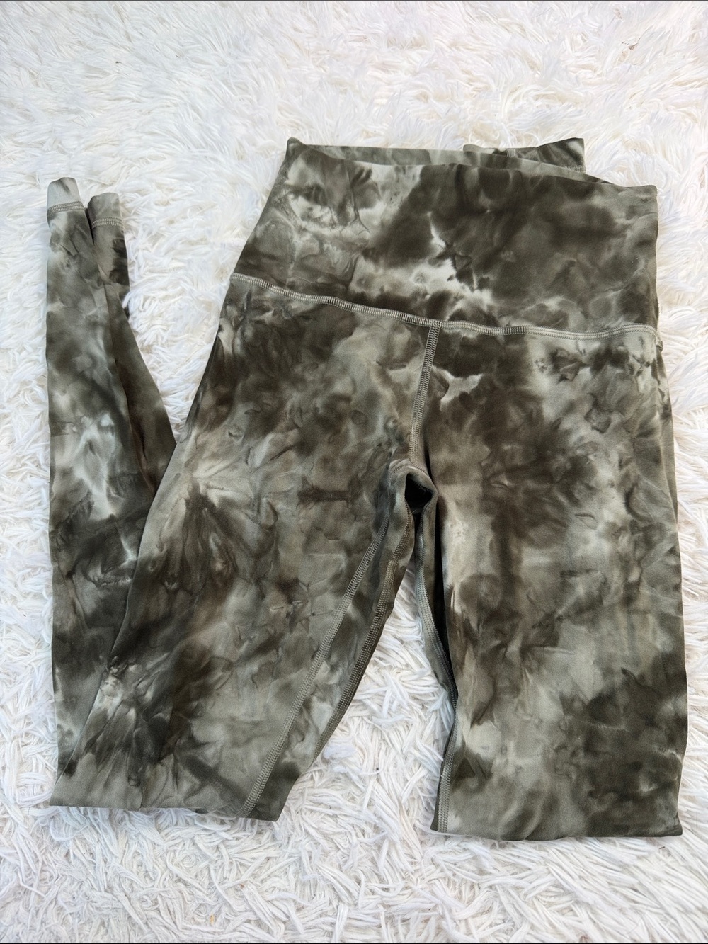 Lululemon Align High-Rise Pant 28" Diamond Dye Light Sage Medium Olive